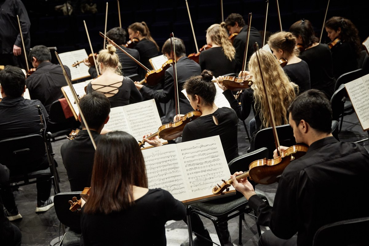 Illustration of an orchestra // &copy; hmt Rostock
