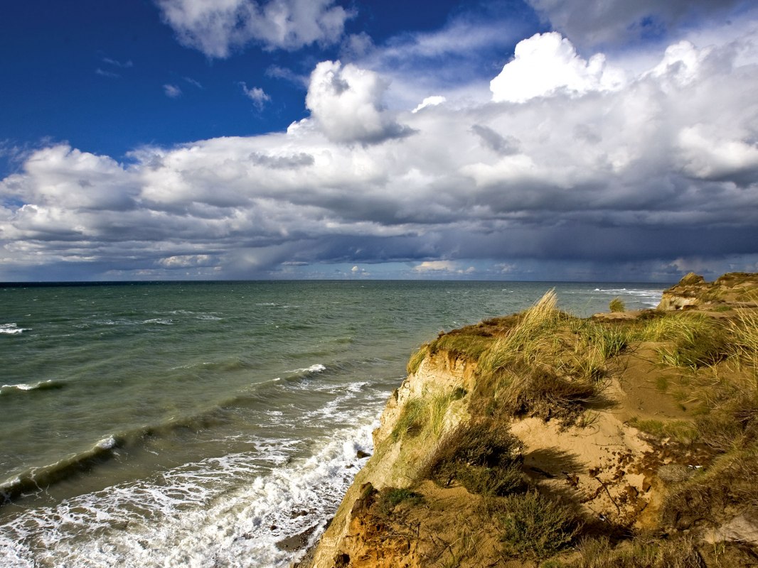 Steile kust vanuit de richting Wustrow, © voigt & kranz UG Steile kust vanuit de richting Wustrow, © voigt & kranz UG