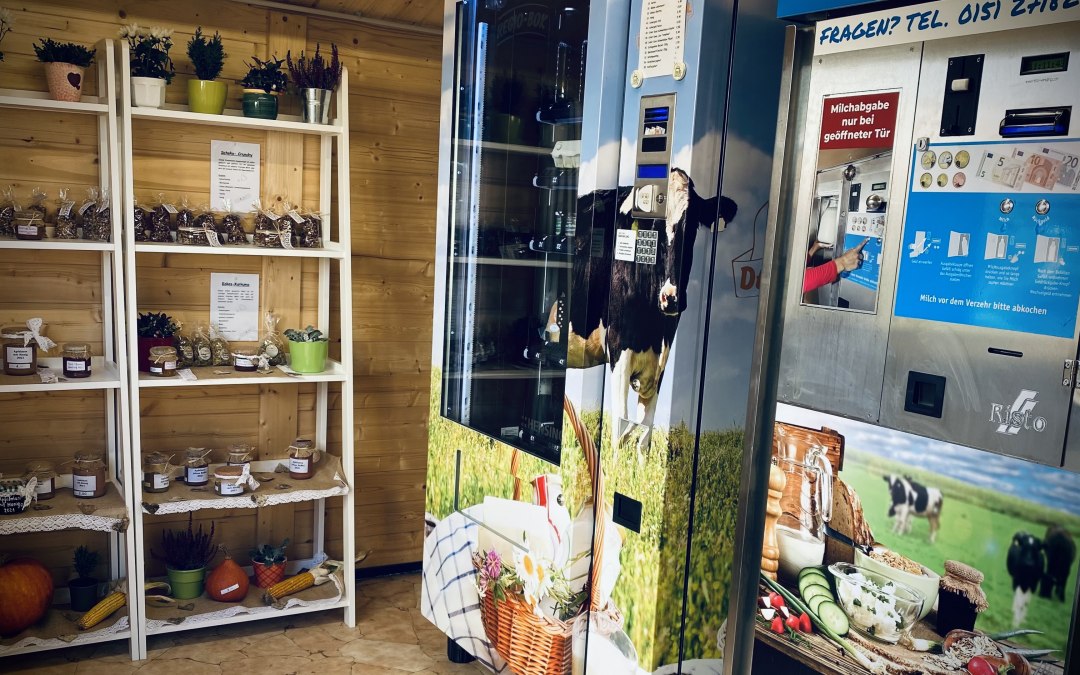 Binnenzicht van de boerderijwinkel, © S.Kießlich
