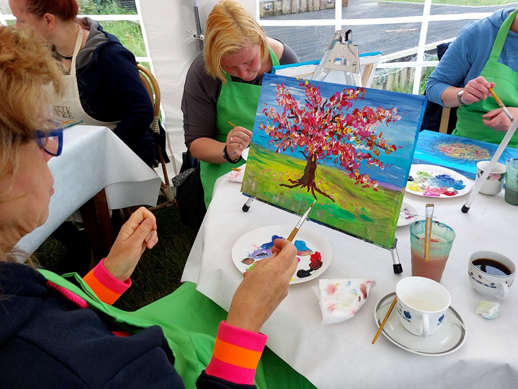 Kleine momentopname van het laatste evenement., &copy; Kulturhof Letschow e.V.