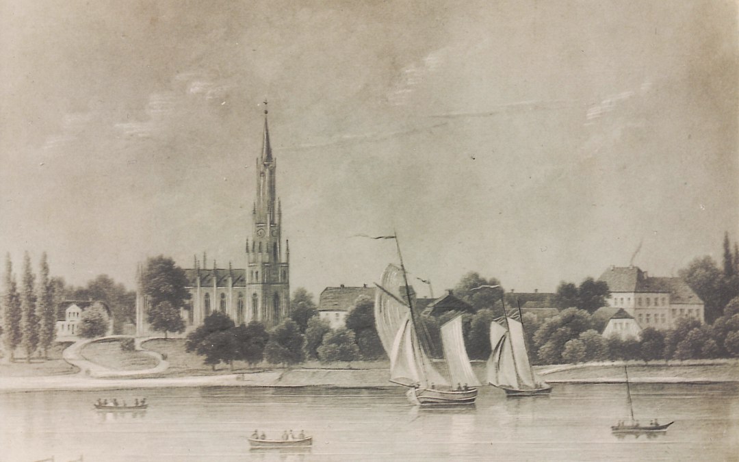 Historisch zicht op het klooster van Malchow, © Stadtarchiv Malchow