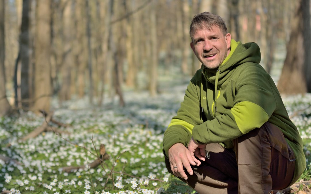 Natuurgids Rene Geyer in de Granitz, © KV
