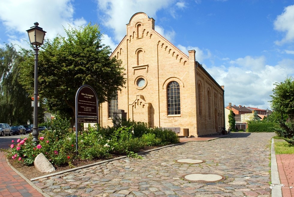 Buitenaanzicht van de synagoge, © Frank Eilrich