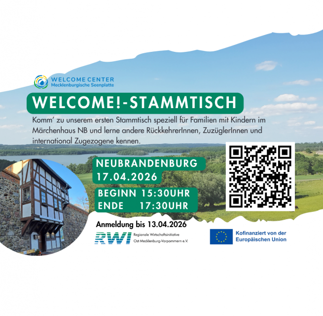 Welkom! - Stamtafel Neubrandenburg // &copy; Welcome Center MSE