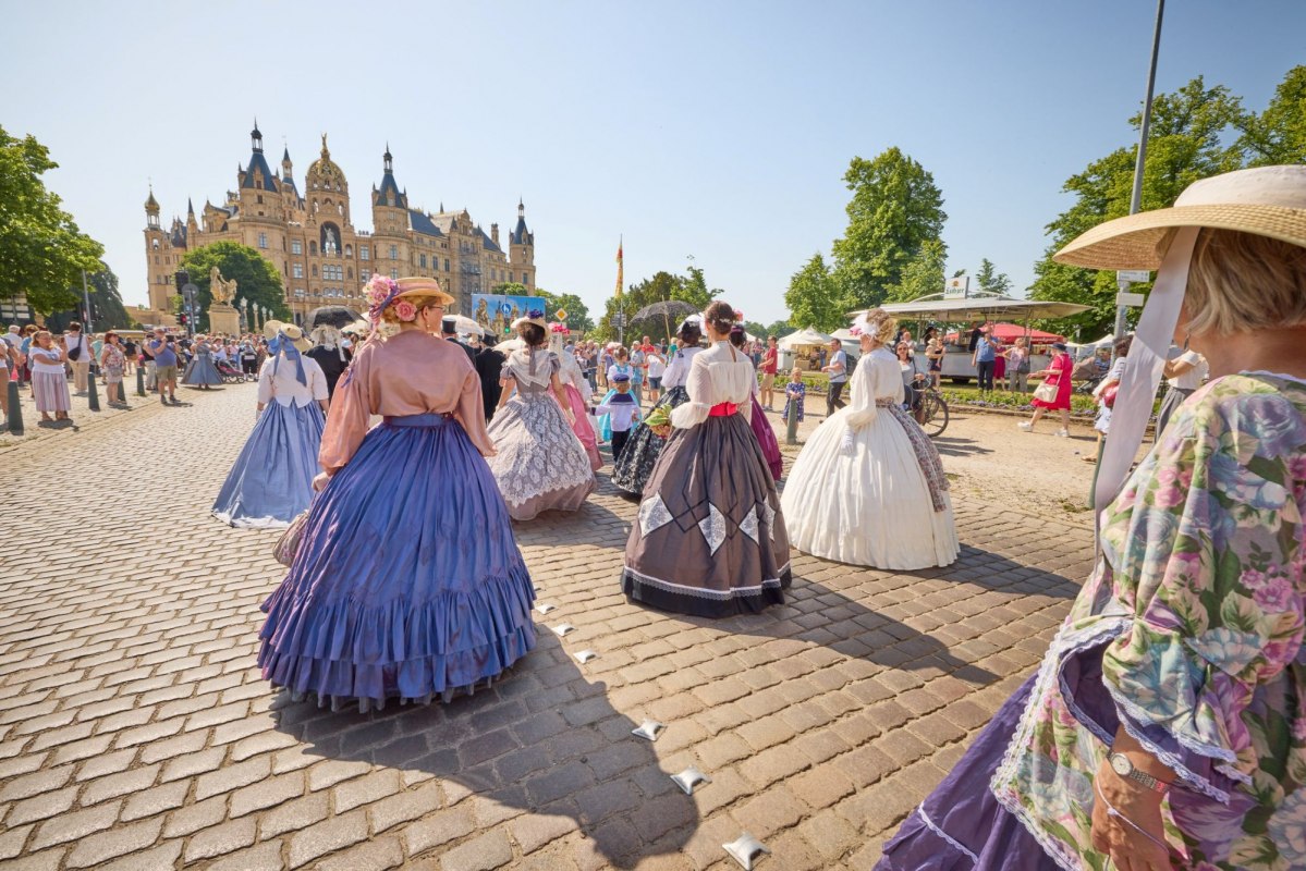 Schwerin celebrates its fairytale castle with a big party on the castle festival weekend. // &copy; Oliver Borchert