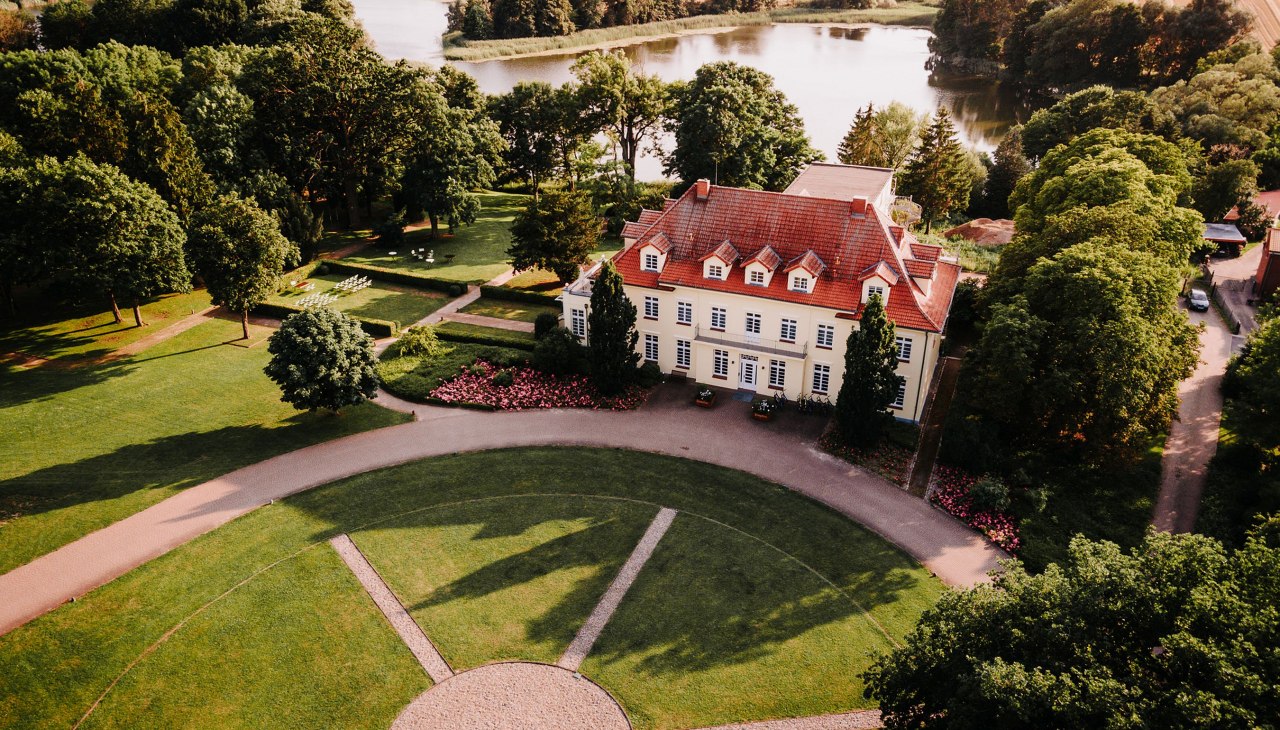 Gremmelin herenhuis van bovenaf, © Gutshaus Gremmelin