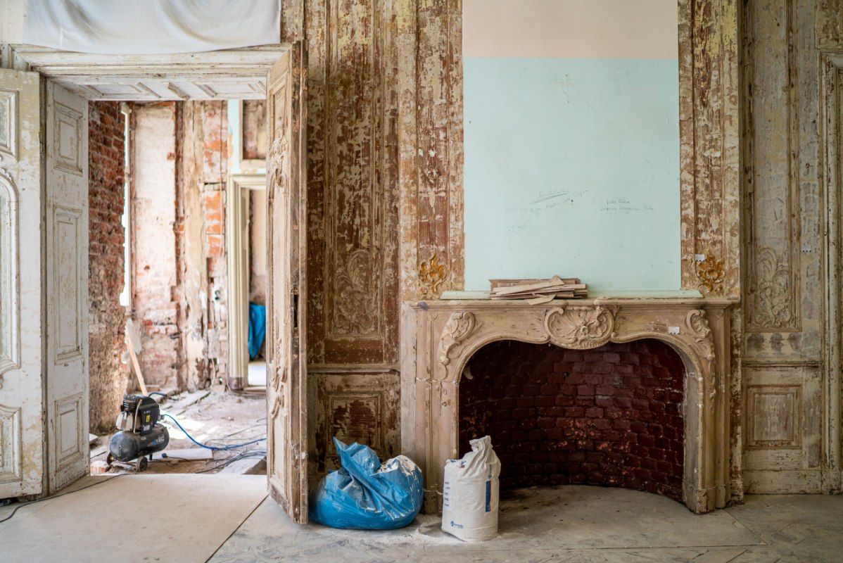 Renovation work at Ivenack Castle // © DOMUSImages Renovation work at Ivenack Castle // © DOMUSImages