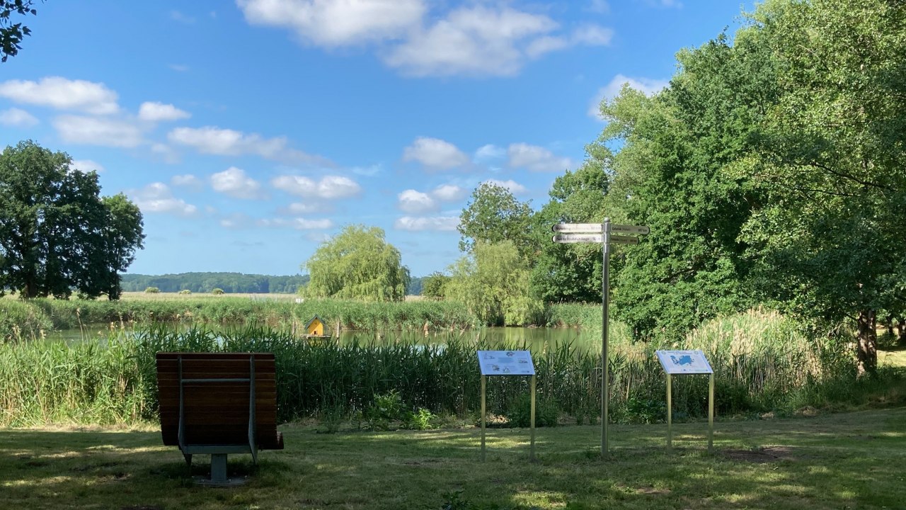 De kuurtuinen liggen in de Recknitz vallei // © TVVR De kuurtuinen liggen in de Recknitz vallei // © TVVR