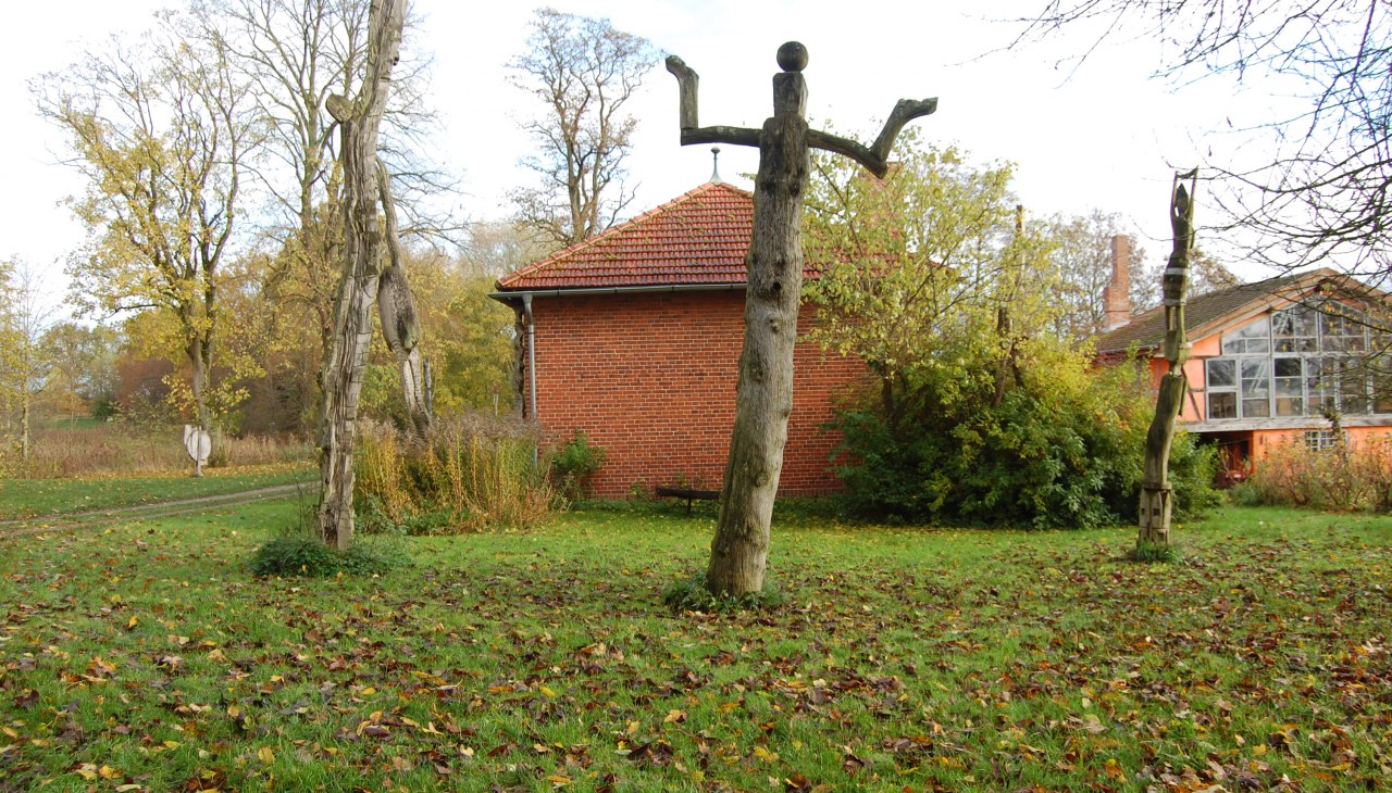 Rich in rhythm: sculptural art on the site of the old Müggenwalde watermill, © Rhythmusreich / Thomas Reich Rich in rhythm: sculptural art on the site of the old Müggenwalde watermill, © Rhythmusreich / Thomas Reich