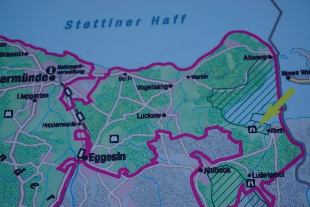 Map Neuwarper Lake and surroundings, © tvv-bock