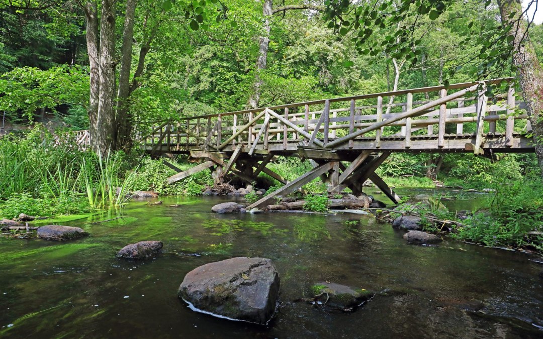 Houten brug Warnow bij Groß Görnow // © MV-T/Gohlke Houten brug Warnow bij Groß Görnow // © MV-T/Gohlke