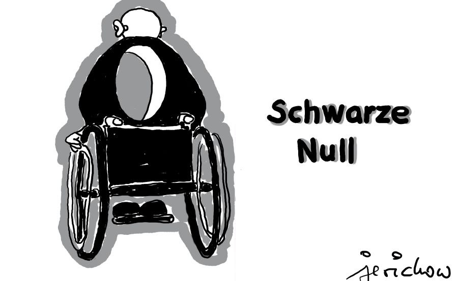Black zero - felt-tip pen, computer processing, &copy; "jerichow", Ralf Oeynhausen