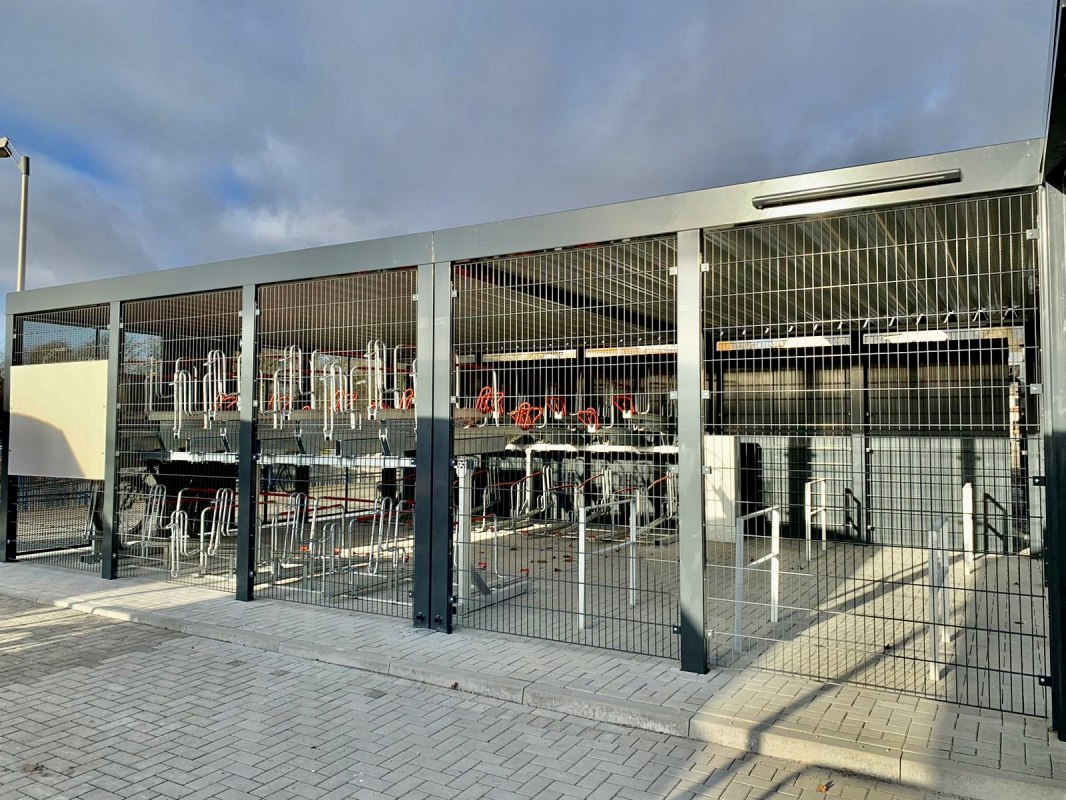 Greifswald bike station // &copy; Gudrun Kr&uuml;ger