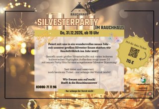 Oudejaarsfeest in het Rauchhaus Möllin // © Rauchhaus Möllin Oudejaarsfeest in het Rauchhaus Möllin // © Rauchhaus Möllin