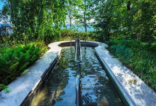 Basen Rügen Kneipp z widokiem na morze