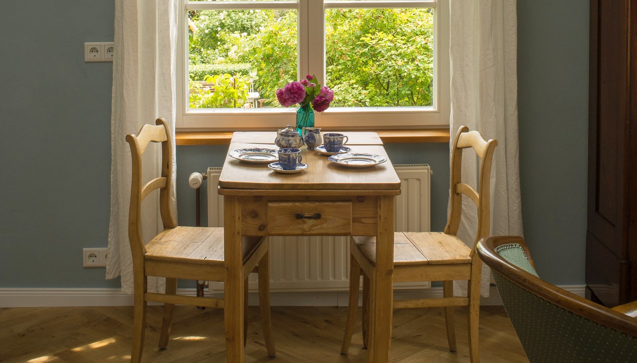 Gezellige Cassetta vakantiewoning in het landhuis Altbauhof, © Gutshaus Altbauhof / Tim Kellner