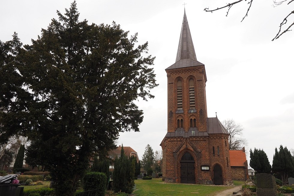Rövershagen kerk vanaf de torenzijde, © Frank Burger