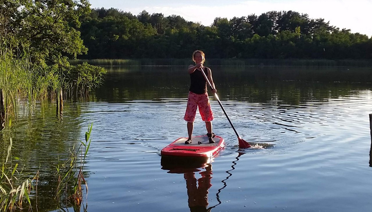 Wypróbuj coś nowego! Stałe deski SUP - odpowiednie również dla początkujących, © northtours, Krämer, Polly Ferienhof