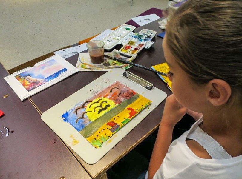 Painting course at the Ahrenshoop Art Museum, © Kunstmuseum Ahrenshoopp