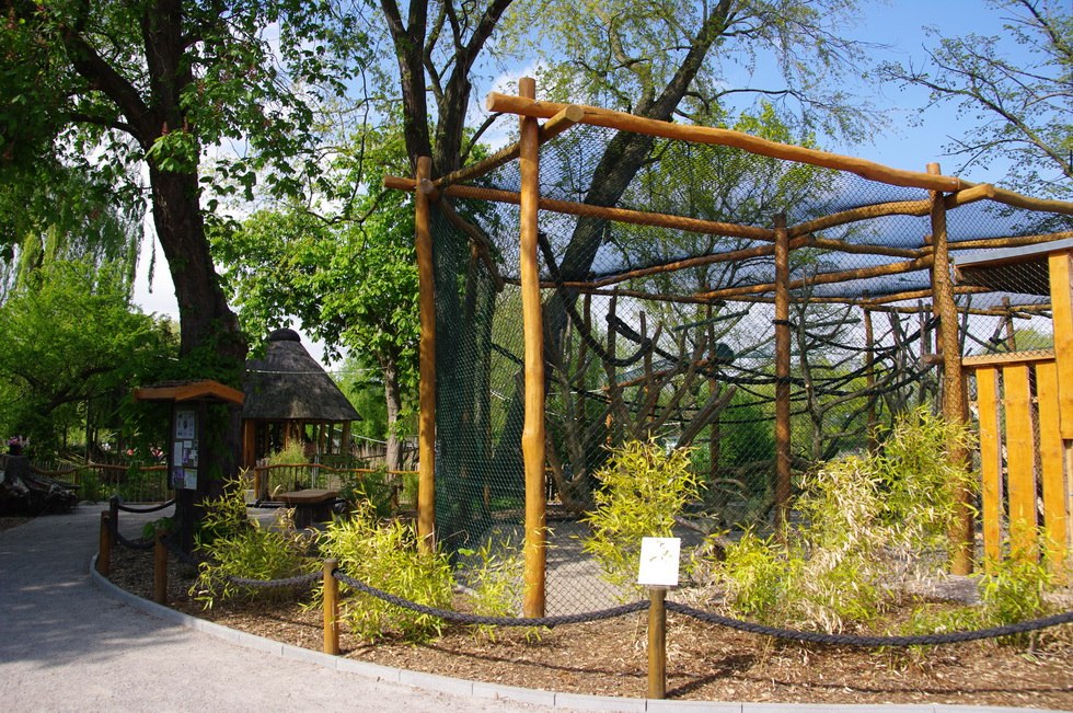 New capuchin monkey enclosure with outdoor enclosure, © Birgit Schulz New capuchin monkey enclosure with outdoor enclosure, © Birgit Schulz