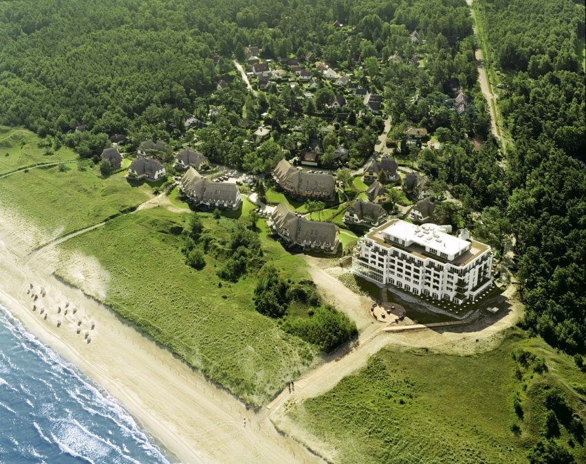 Uitzicht van bovenaf, © Strandhotel Dünenmeer
