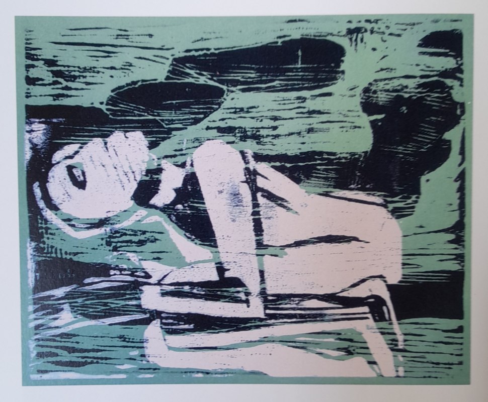 Houtsnede van Vera Schwelgin // &copy; kulturforum PAMPIN