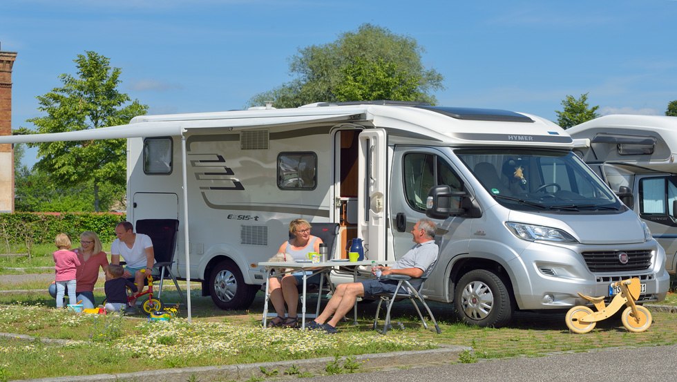 Motorhome parking space, © Stadt Neustrelitz/ Roman Vitt