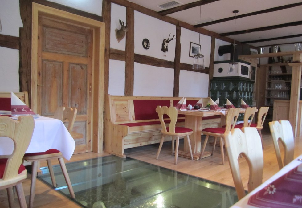 Restaurant van de watermolen in Hanshagen. Regionale gerechten, © Wassermühle Hanshagen
