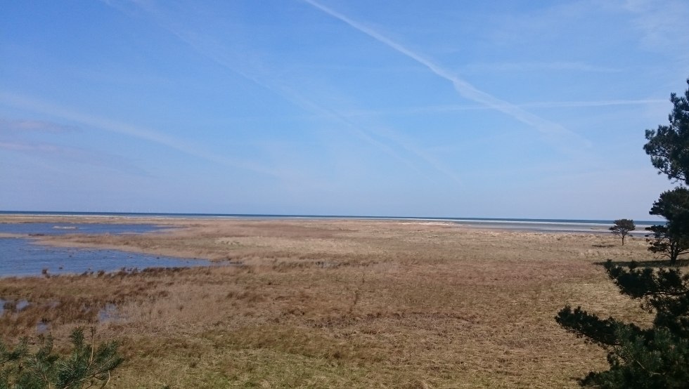 View of the Fukarek Lake and the Baltic Sea // &copy; UB