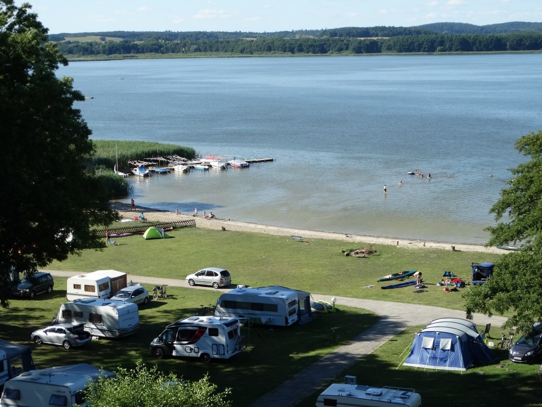 Bathing beach at the campsite, &copy; Campingparadies Dahmen