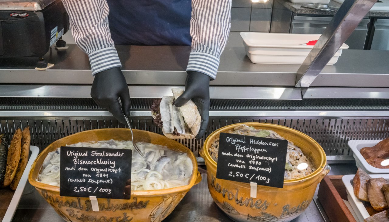 Bismarck herring in fishmonger Rasmus, © TMV / Tiemann