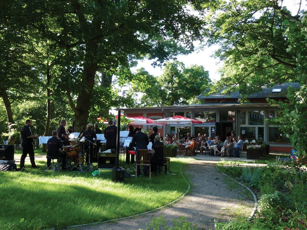 Muziek in het Tierparkcafé // © Heidi Schönherr Muziek in het Tierparkcafé // © Heidi Schönherr