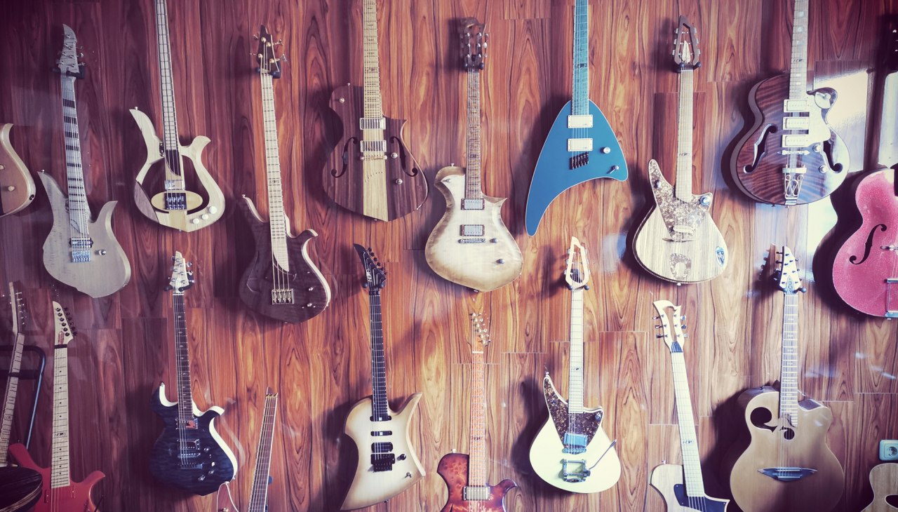 Showroom & Custom Shop van HEART gitaren & meer, © Florian Hellweg Showroom & Custom Shop van HEART gitaren & meer, © Florian Hellweg