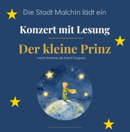 De kleine prins // © Stadt Malchin De kleine prins // © Stadt Malchin