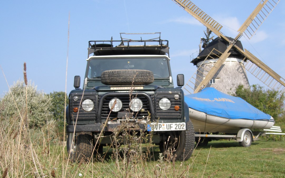 Landrover bij de molen, © Gunnar Fiedler