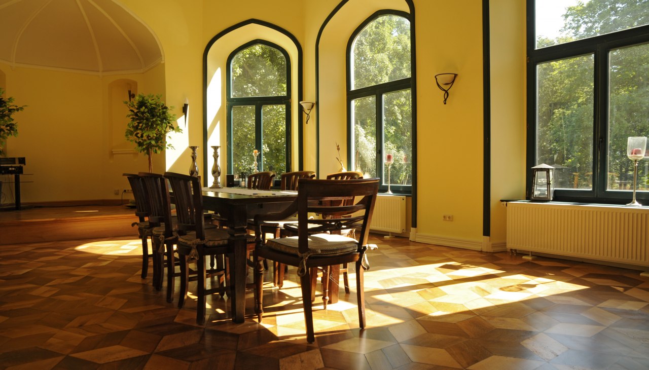 Hal in het landhuis Alt Vorwerk, © Axel Thiessenhusen