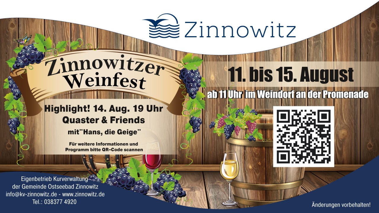 © Zinnowitzer Weinfest 2026 © Zinnowitzer Weinfest 2026