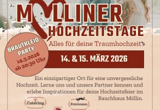 M&ouml;lliner Hochzeitstage - Alles voor jullie droombruiloft, &copy; Rauchhaus M&ouml;llin