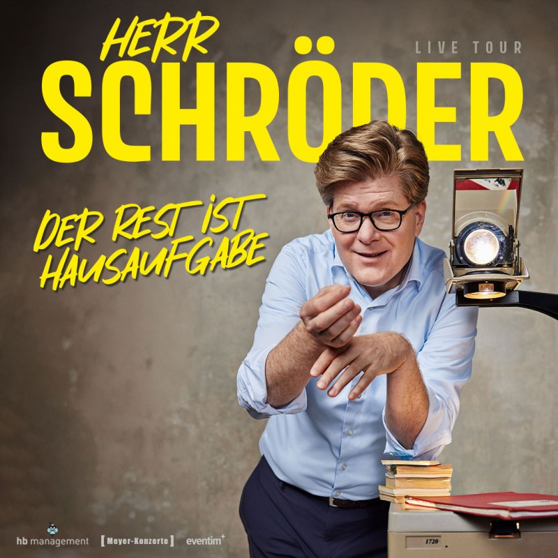 Mr. Schröder – The rest is homework // © (c) Boris Breuer Mr. Schröder – The rest is homework // © (c) Boris Breuer