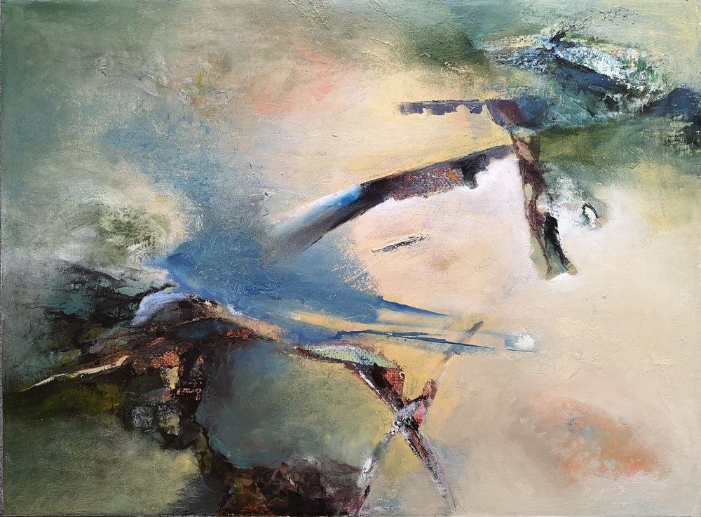 Nr 226, olej na papierze (druk) na drewnie, 60x80cm // © Sabine Stecker Nr 226, olej na papierze (druk) na drewnie, 60x80cm // © Sabine Stecker