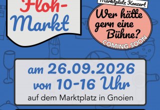 Poster vom Warbel Floh Markt // &copy; Warbelstadt Gnoien