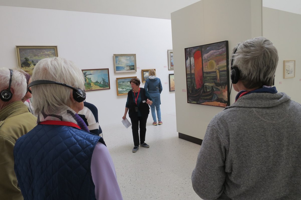 Wycieczki z przewodnikiem po wystawie // &copy; Kunstmuseum Ahrenshoop