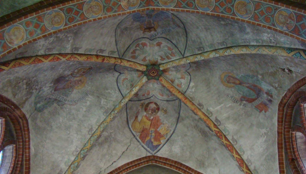 Ceiling painting in the vault, © Peter Schmelzle