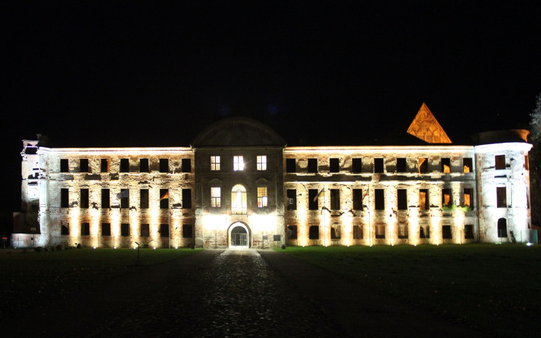 Facade lighting of the monastery and castle complex, © Stadt Dargun