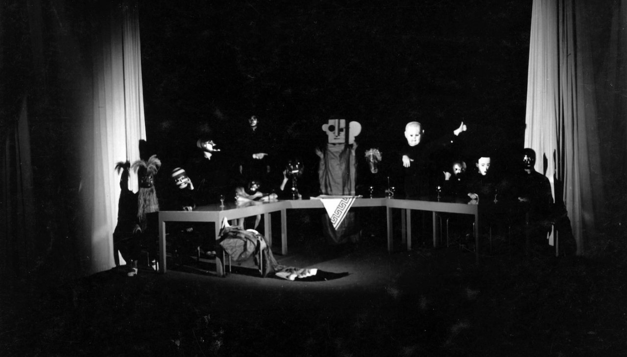 Zamaskowany chór II, © Bauhaus-Archiv  Museum für Gestaltung, Berlin