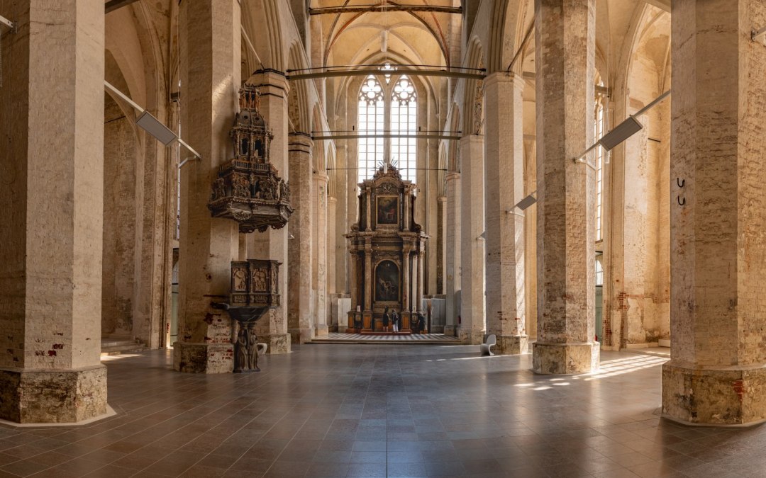 Altaar in de culturele kerk St Jakobi in Stralsund, © TMV/Tiemann
