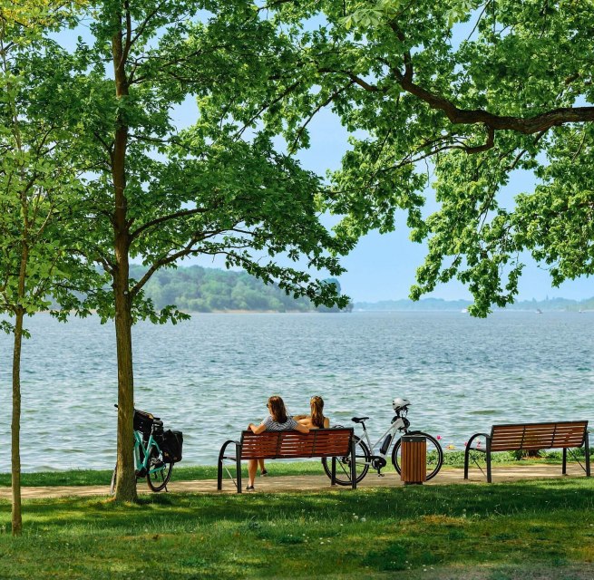 Die Ruhe genießen beim Blick auf die Müritz // © MV-T/Tiemann Die Ruhe genießen beim Blick auf die Müritz // © MV-T/Tiemann