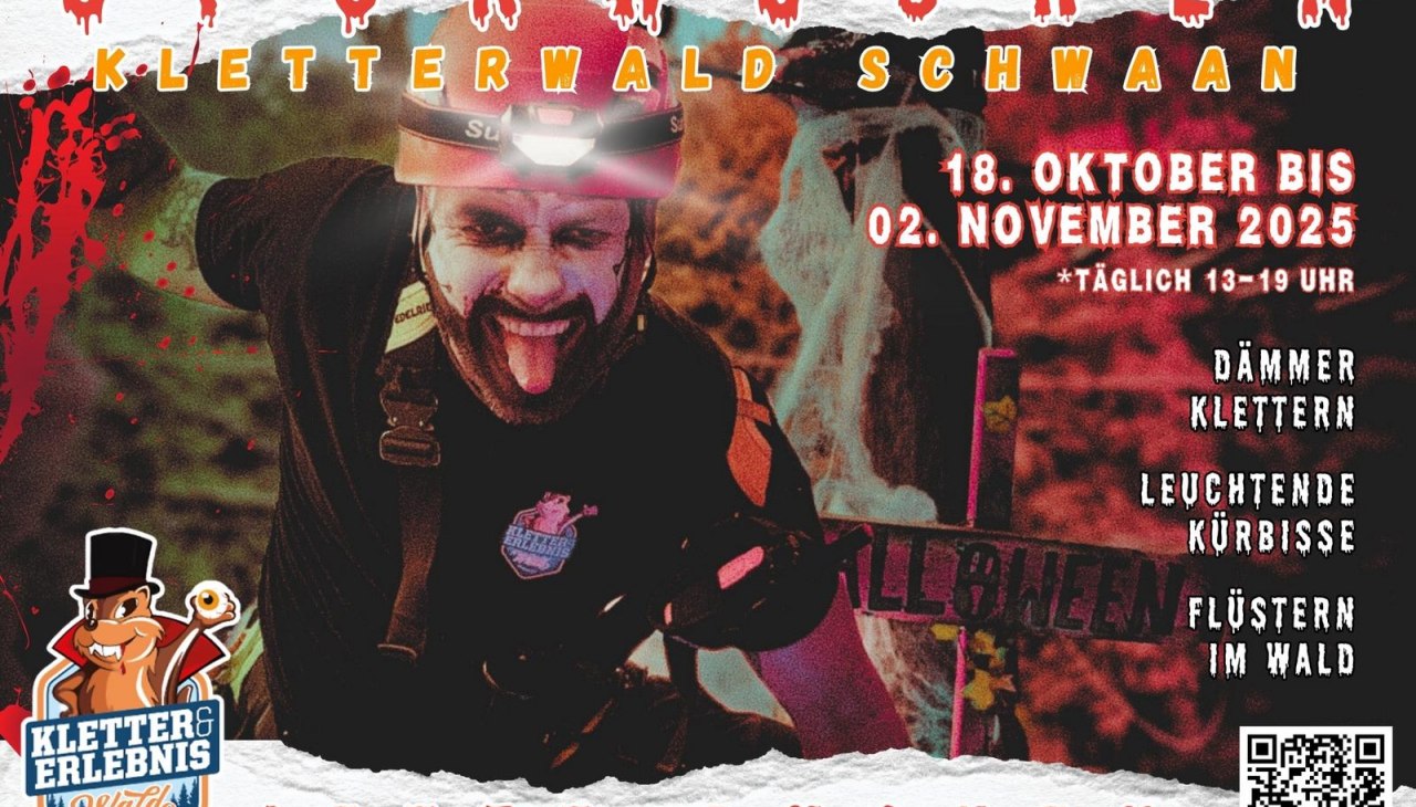 Nawiedzone tygodnie wspinaczki w lesie Schwaan, © Laura Wenzel