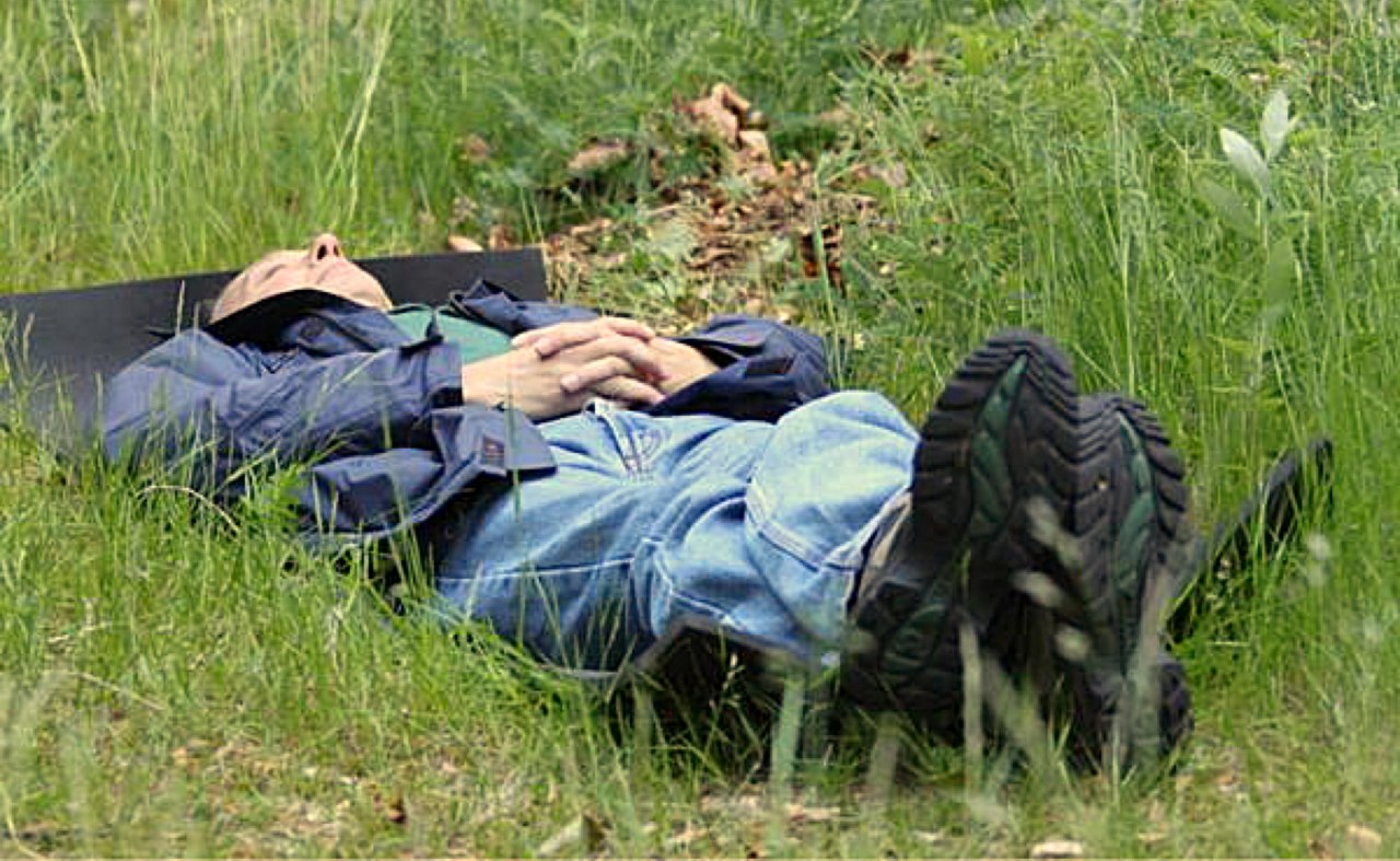 Deep relaxation on the Friedensberg in Sellin // &copy; Dr. Bittner