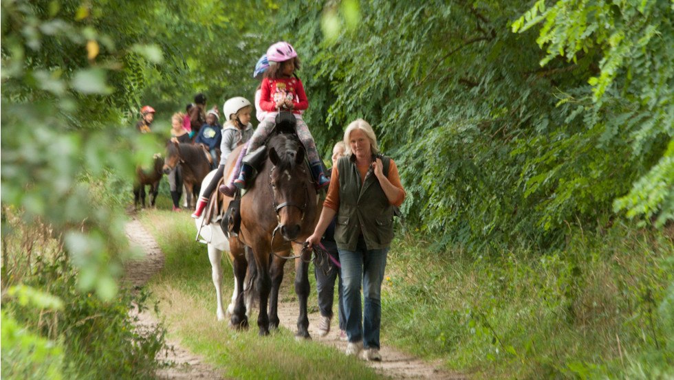 Vakantie op het platteland met ponytochten, © Landurlaub Diemitz/ Renate Strohm